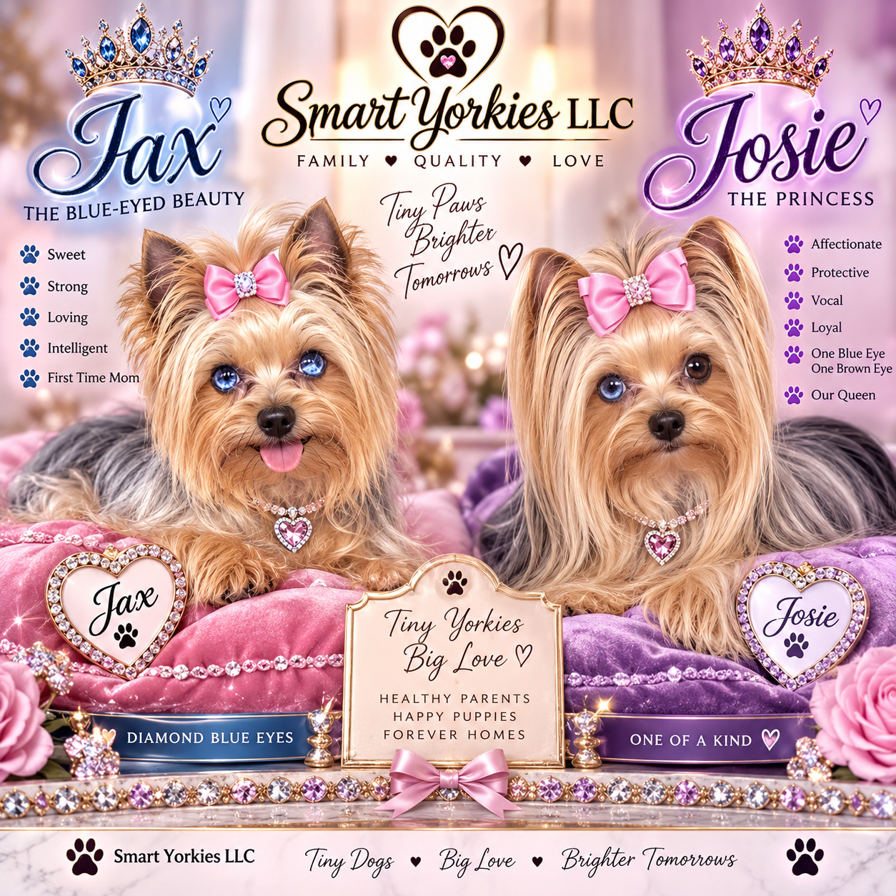 Smart Yorkies LLC family
